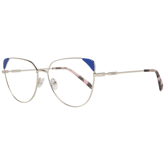 Emilio Pucci Gold Women Glasses Frame $505.00 Emilio Pucci Luzworld