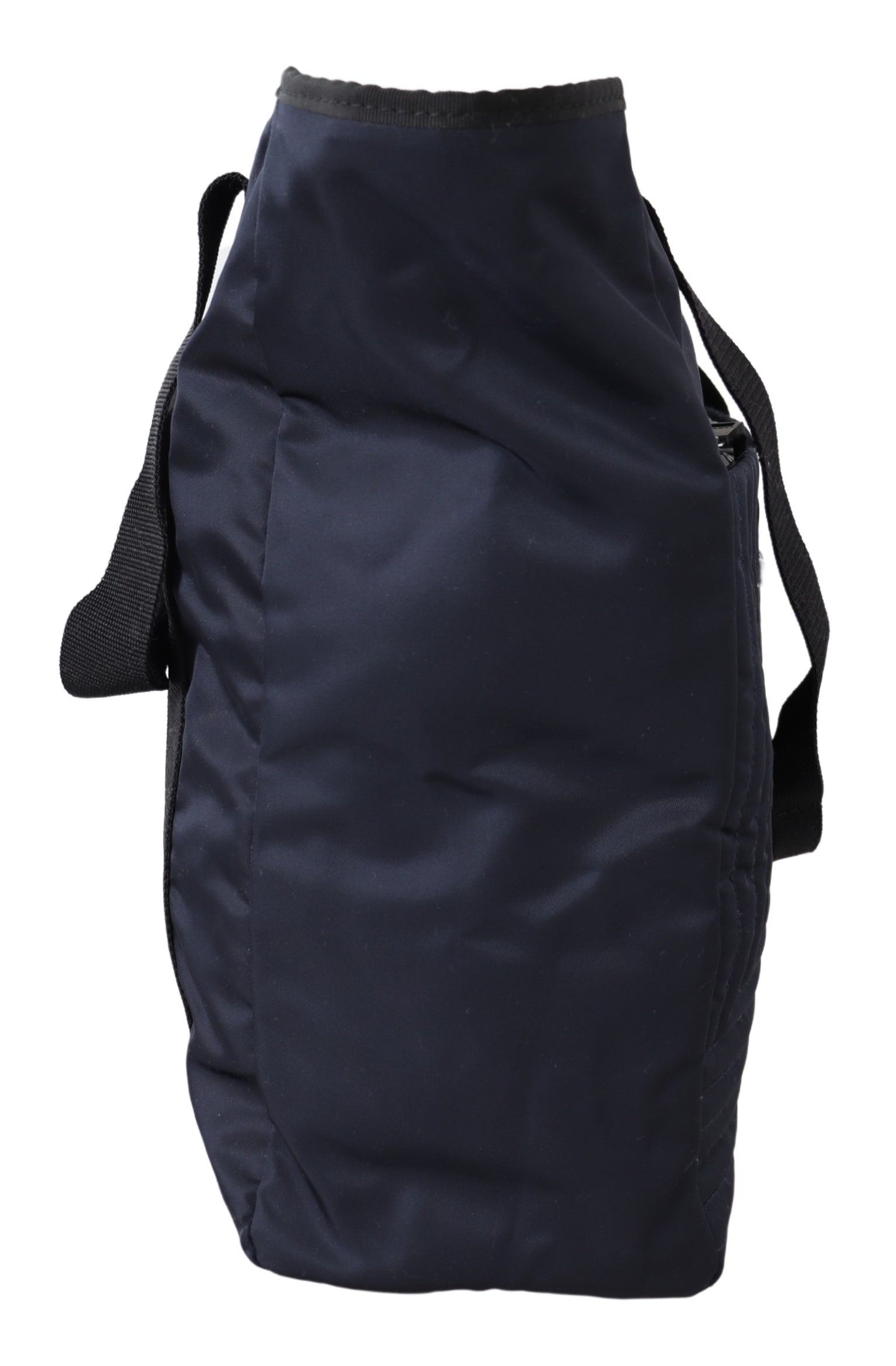 Versace Elegant Blue Nylon Tote Bag $1774.00 Versace Luzworld