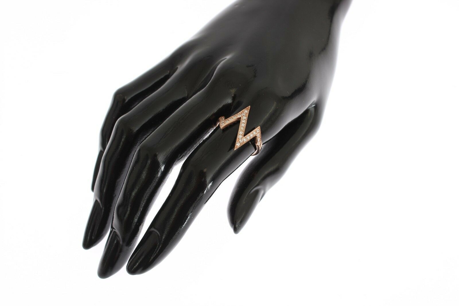 Nialaya Pink Gold 925 Silver Womens Clear Ring $186.00 Nialaya Luzworld