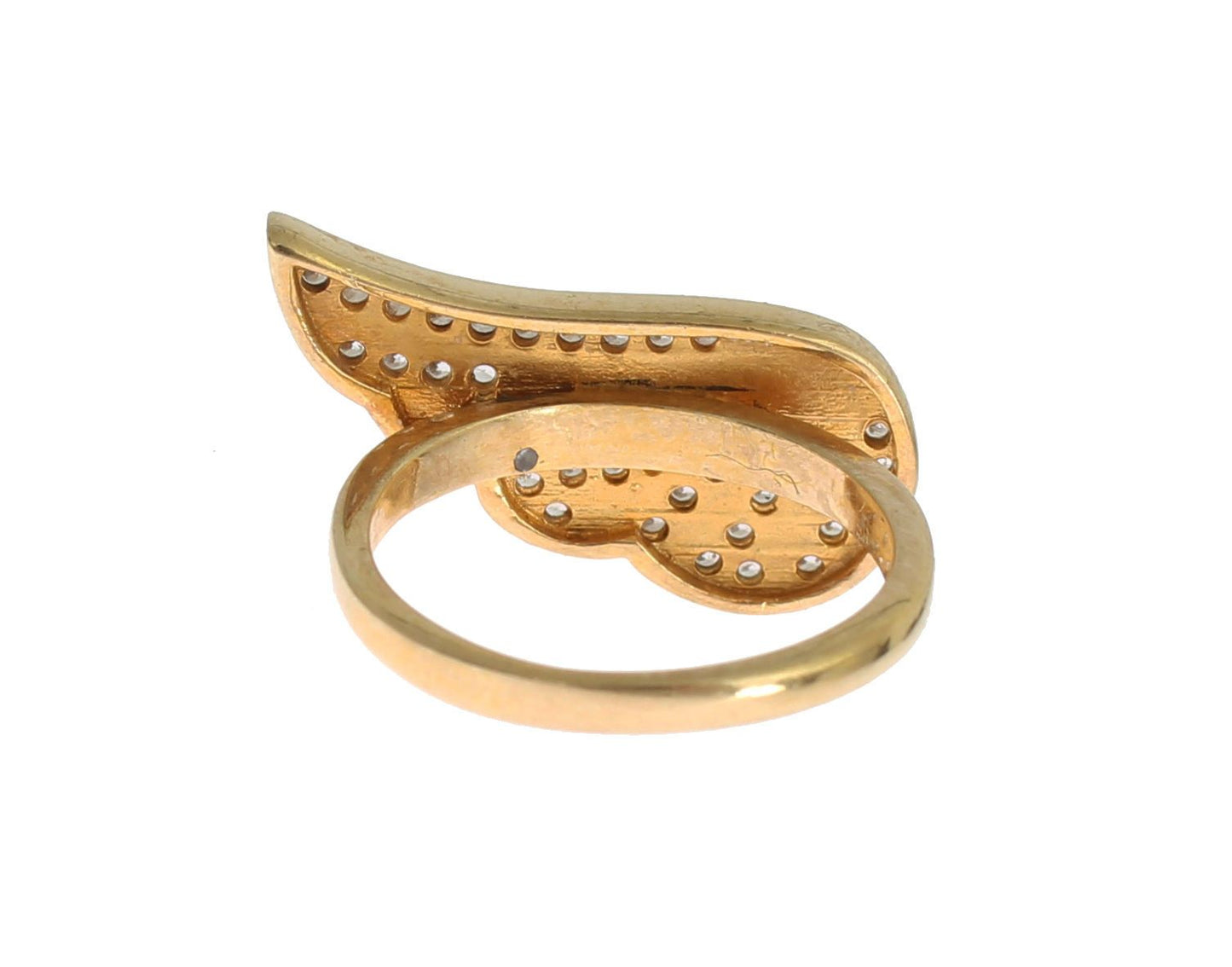 Nialaya Womens Clear CZ Gold 925 Silver Authentic Ring $205.00 Nialaya Luzworld