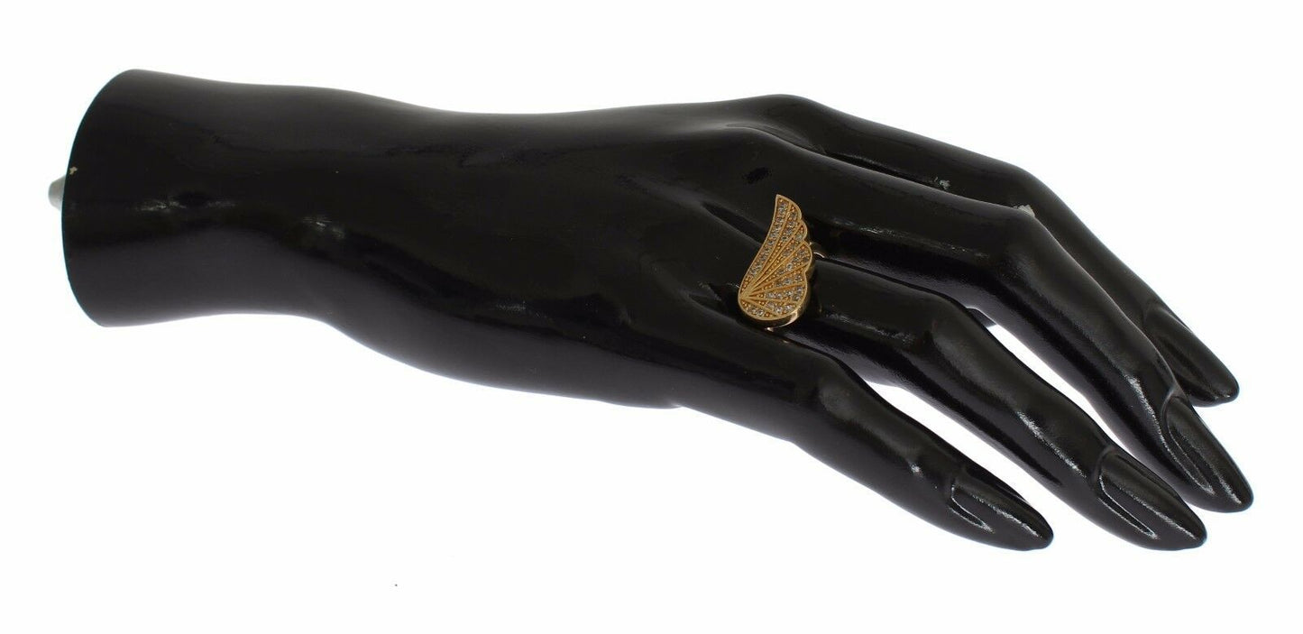 Nialaya Womens Clear CZ Gold 925 Silver Authentic Ring $205.00 Nialaya Luzworld