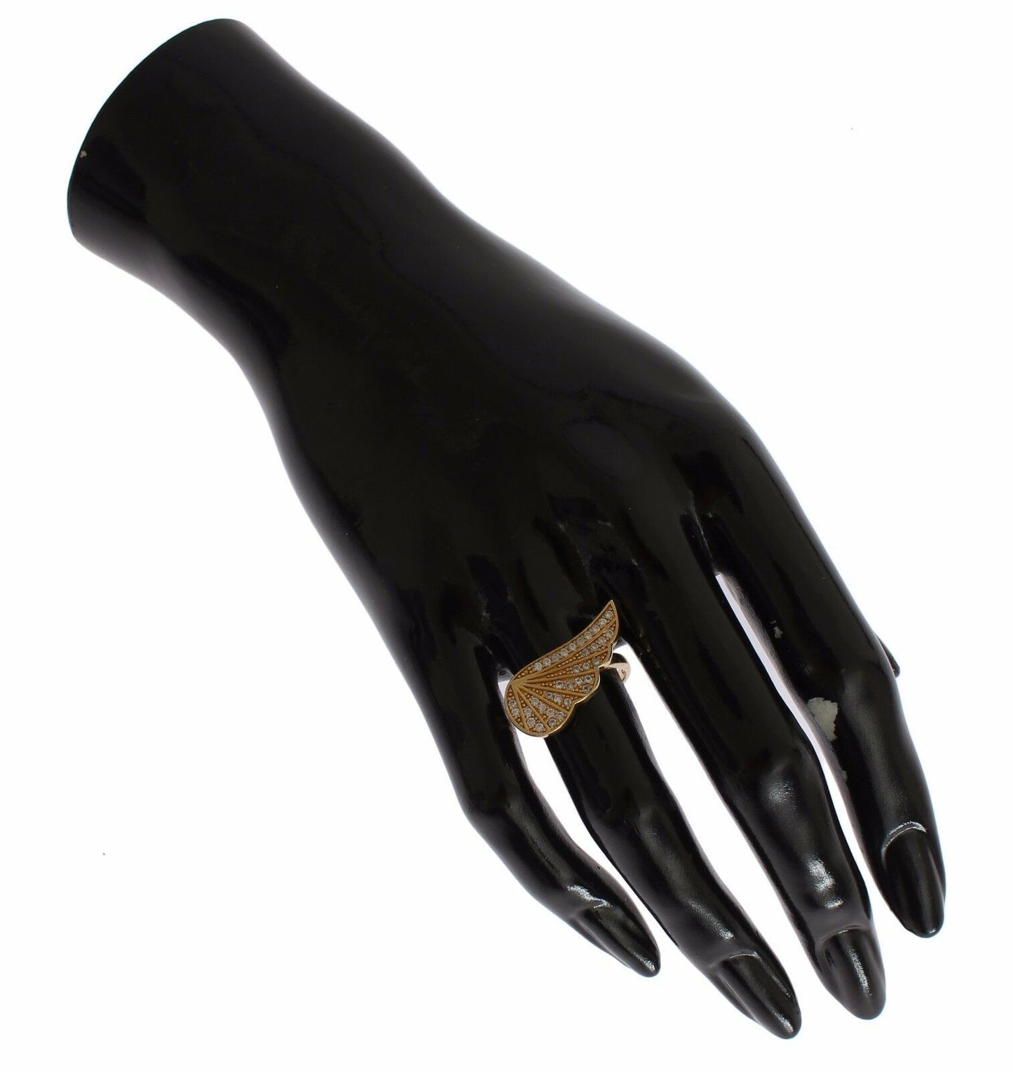 Nialaya Womens Clear CZ Gold 925 Silver Authentic Ring $205.00 Nialaya Luzworld