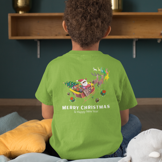 Merry Christmas & Happy New Year- Shirt- Lime- Luzworld, LUZKid trendy clothing for little ones, cute apparel for toddlers, playful designs for kids, rival to Carter’s, competing with OshKosh B’gosh, on par with The Children’s Place Adidas, LUZComfy, LUZCozy, LUZDigital, LUZEerie, LUZFun, LUZJunior, LUZKid, LUZlayers, LUZSip, LUZSnug, LUZTees, LUZTiny, LUZTote, LUZVees, LUZVibes, LUZWarm, LUZWarmer
#LUZWorld #StreetStyle #ComfortWear #LUZLayers #FashionGoals #KidsFashion #TrendyForTiny #LUZKidStyle