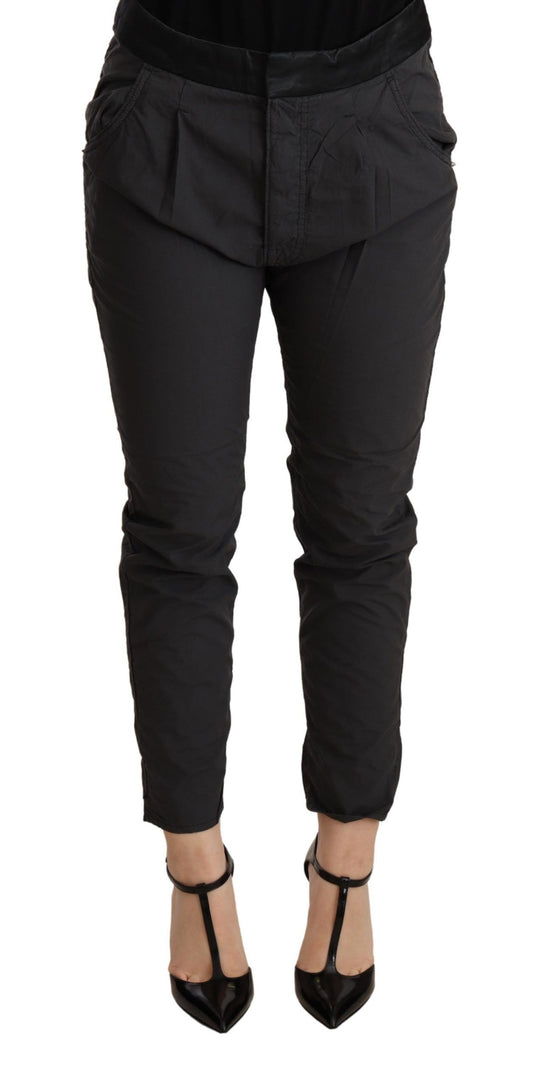 CYCLE Gray Mid Waist Slim Fit Skinny Cotton Trouser $506.00 CYCLE Luzworld