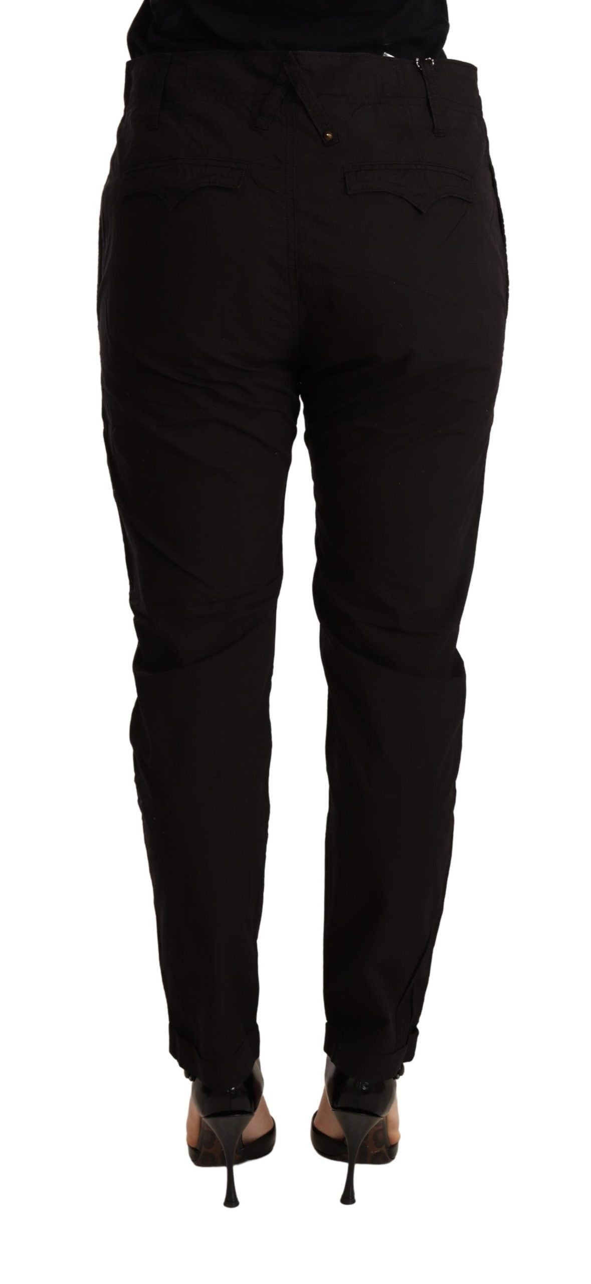CYCLE Black Mid Waist BAGGY Fit Skinny Trouser $506.00 CYCLE Luzworld
