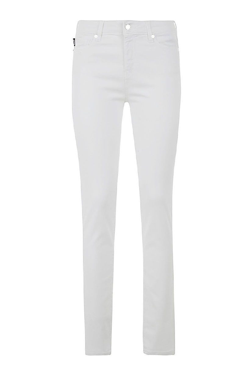 Love Moschino White Cotton Women's Jeans $274.00 Love Moschino Luzworld