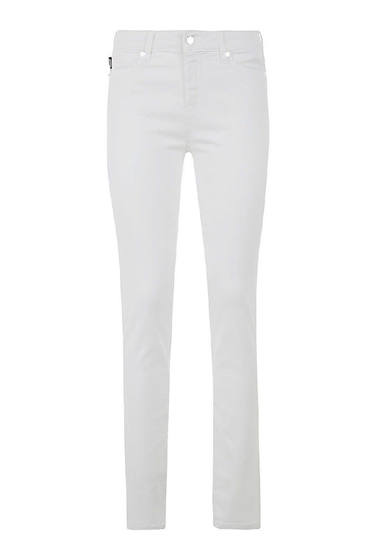 Love Moschino White Cotton Women's Jeans $274.00 Love Moschino Luzworld
