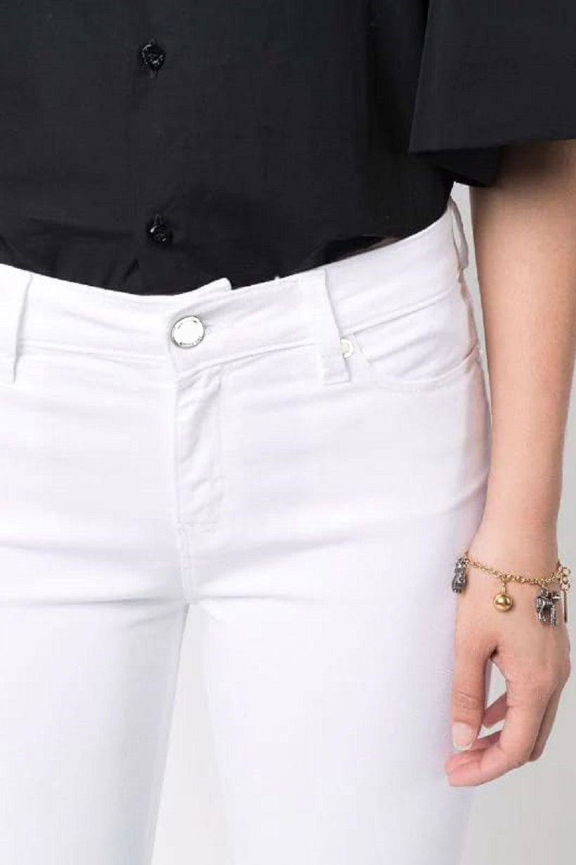 Love Moschino White Cotton Women's Jeans $274.00 Love Moschino Luzworld