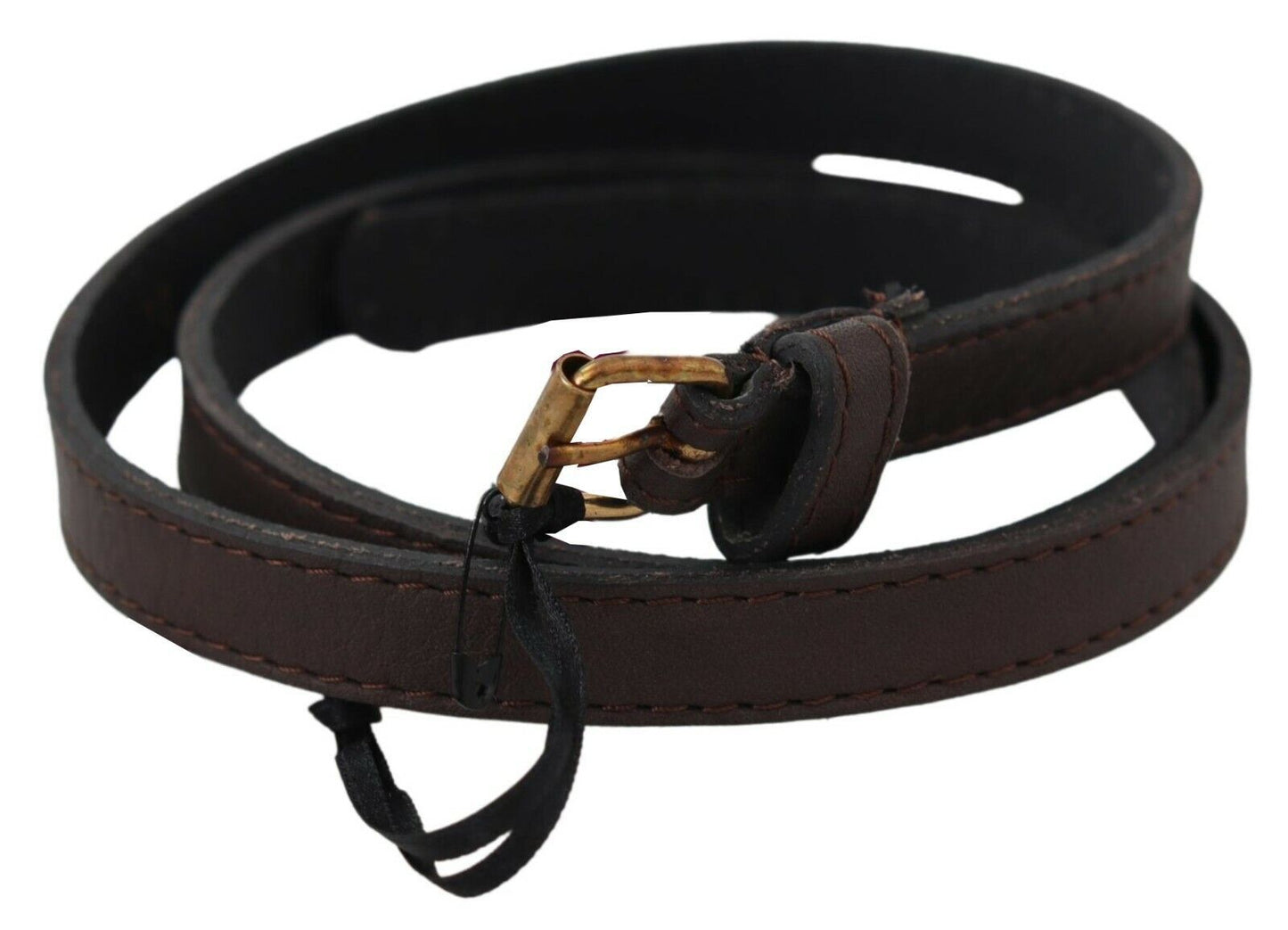 MILA SCHÖN Brown Genuine Leather Skinny Fashion Dark $231.00 MILA SCHÖN Luzworld