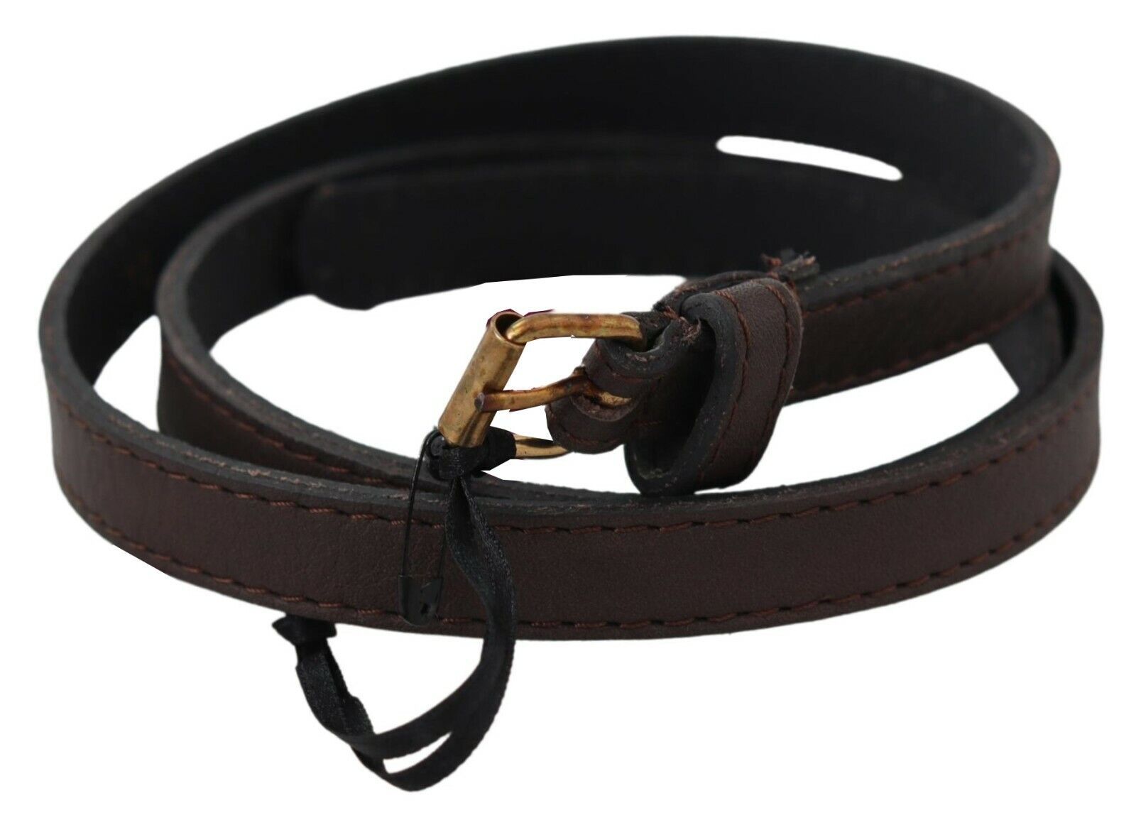 MILA SCHÖN Brown Genuine Leather Skinny Fashion Dark $231.00 MILA SCHÖN Luzworld
