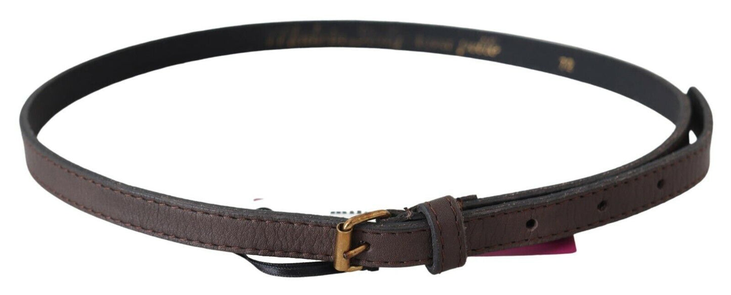 MILA SCHÖN Brown Genuine Leather Skinny Fashion Dark $231.00 MILA SCHÖN Luzworld