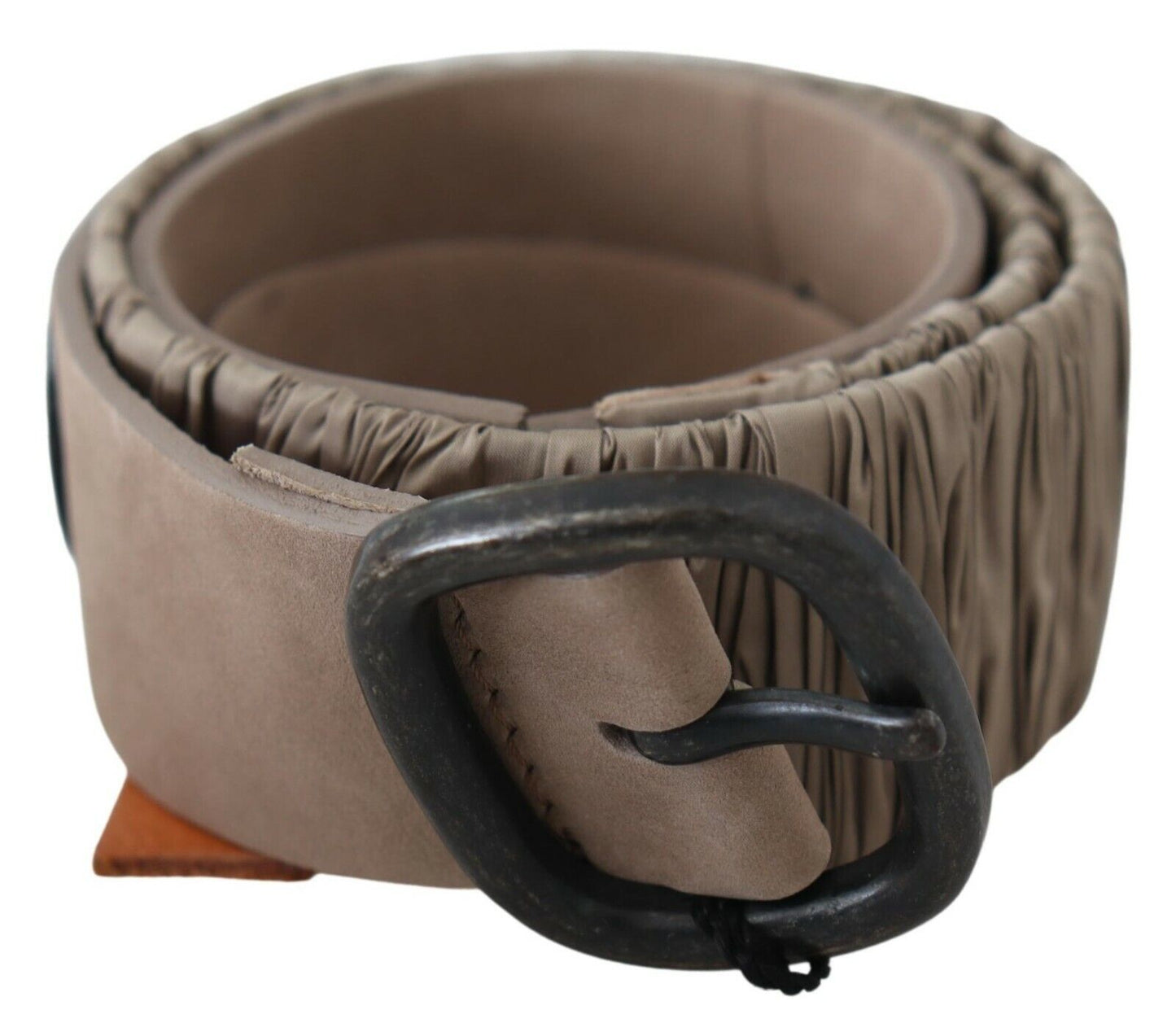 GF Ferre Brown Solid Leather Waist Metal Buckle Belt $280.00 GF Ferre Luzworld