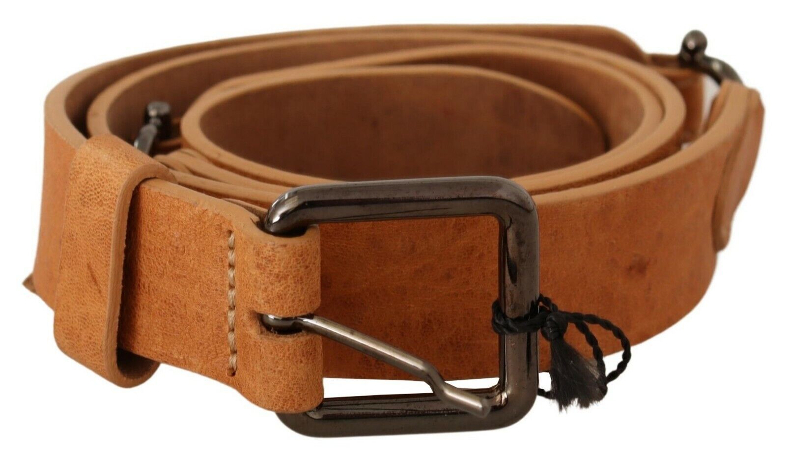Costume National Light Brown Buckle Waist Belt $547.00 Costume National Luzworld