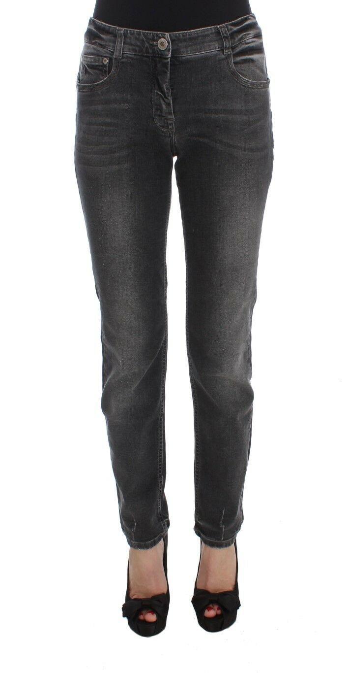 Ermanno Scervino Gray Wash Cotton Blend Stretch Jeans Pants $946.00 Ermanno Scervino Luzworld