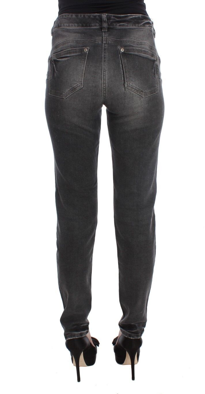 Ermanno Scervino Gray Wash Cotton Blend Stretch Jeans Pants $946.00 Ermanno Scervino Luzworld