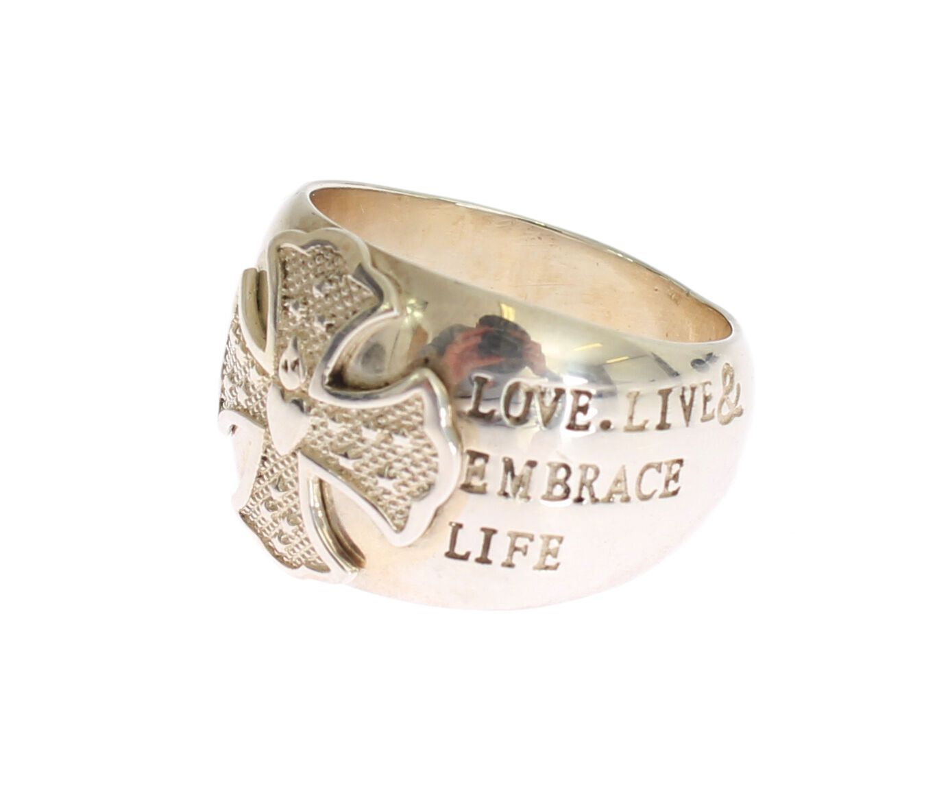 Nialaya Silver Cross Womens 925 Sterling Ring $231.00 Nialaya Luzworld