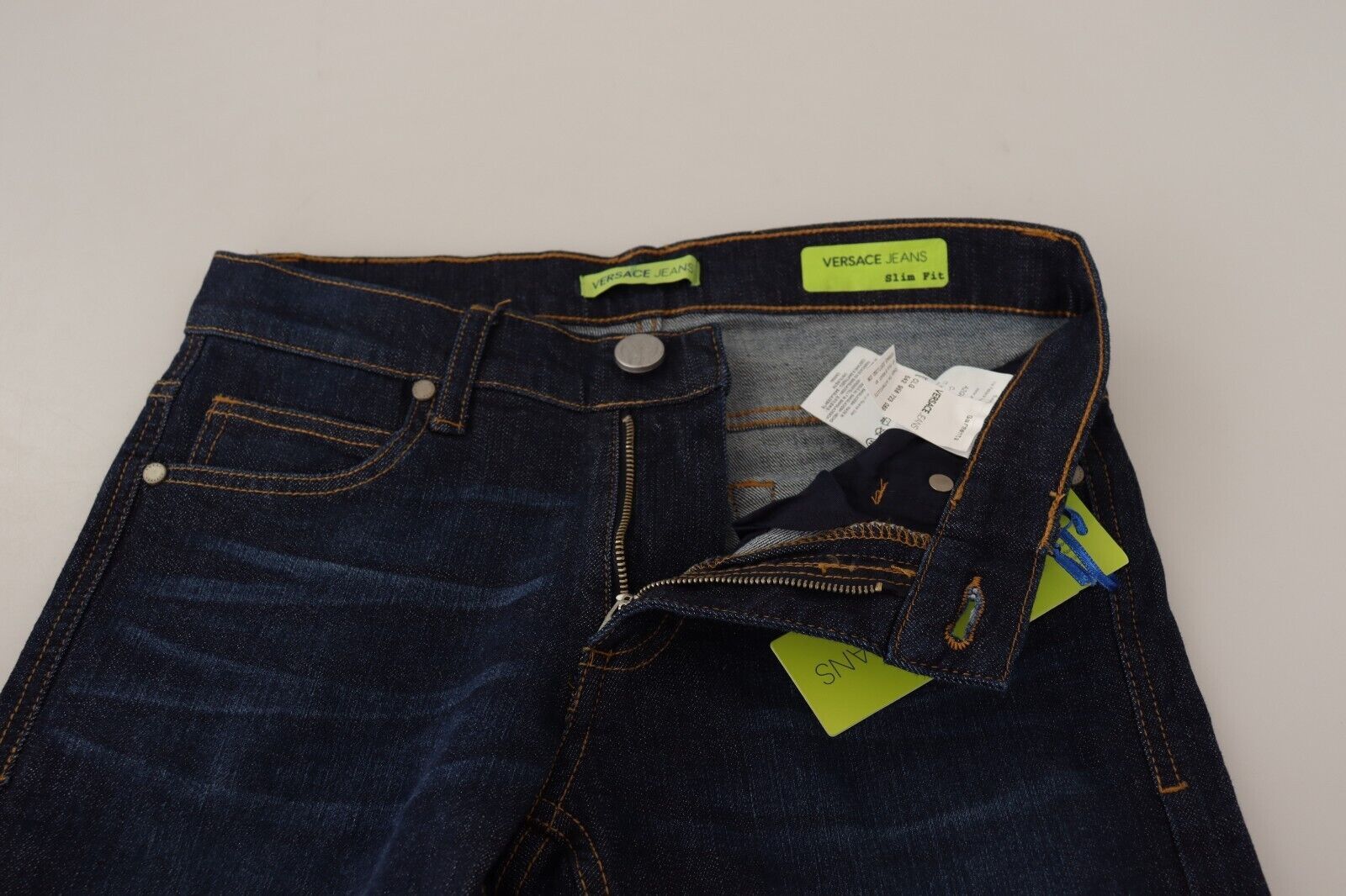Versace Jeans Elegant Low Waist Skinny Designer Jeans $385.00 Versace Jeans Luzworld