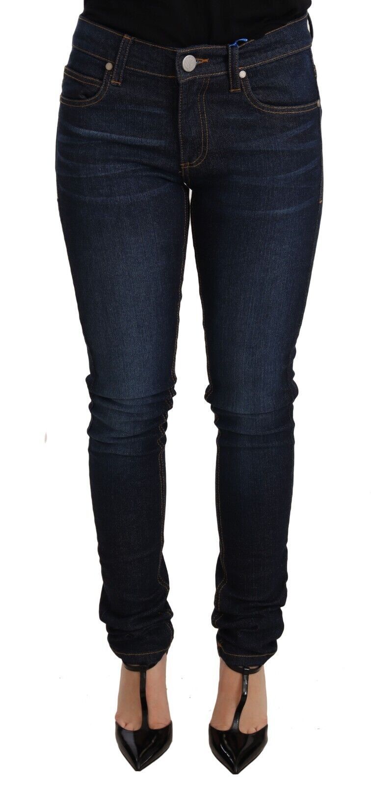 Versace Jeans Elegant Low Waist Skinny Designer Jeans $385.00 Versace Jeans Luzworld