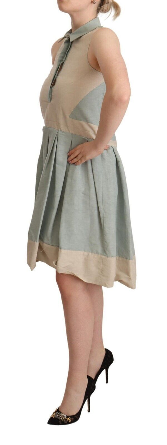 Comeforbreakfast Multicolor Collared Sleeveless Sheath Dress $737.00 Comeforbreakfast Luzworld