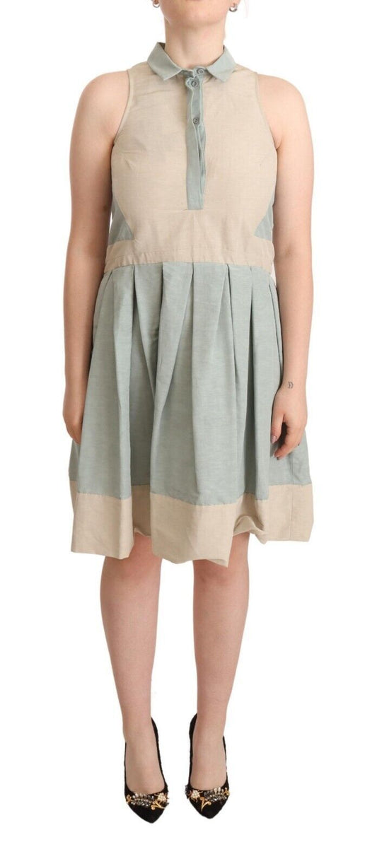 Comeforbreakfast Multicolor Collared Sleeveless Sheath Dress $737.00 Comeforbreakfast Luzworld