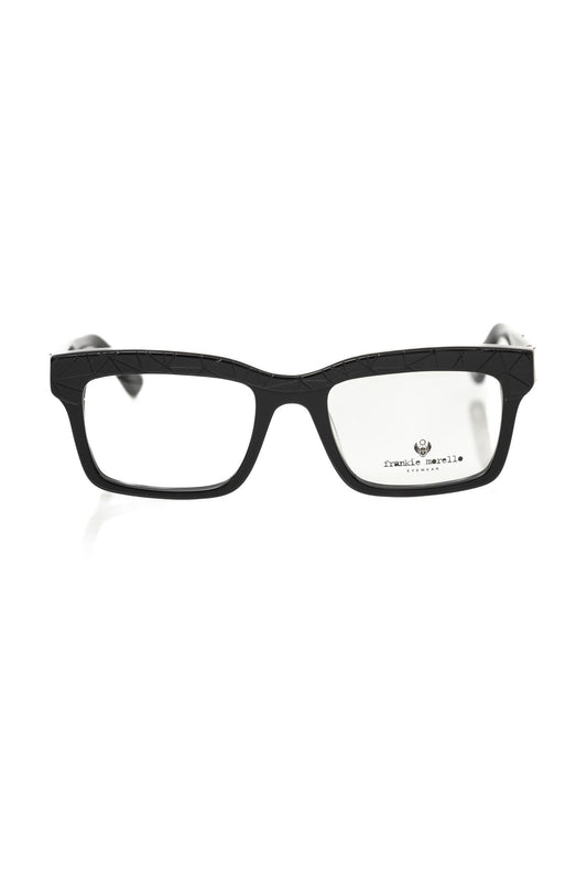 Frankie Morello Black Acetate Men's Frame $446.00 Frankie Morello Luzworld