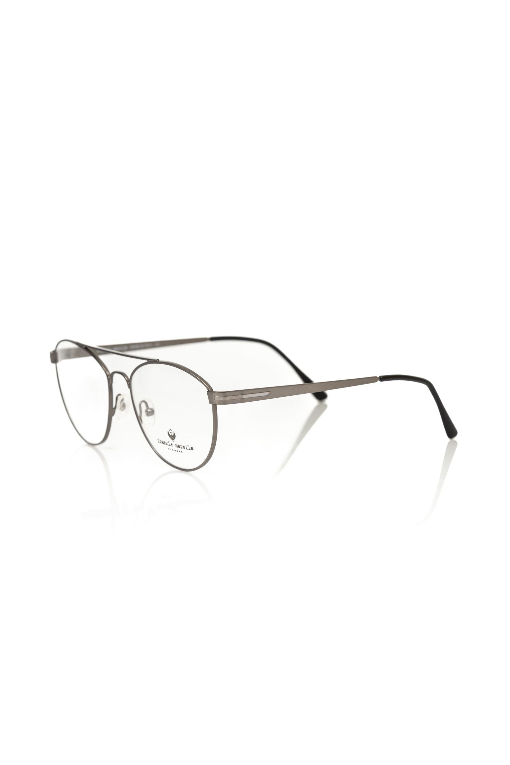 Frankie Morello Gray Metallic Fiber Men's Frame $206.00 Frankie Morello Luzworld