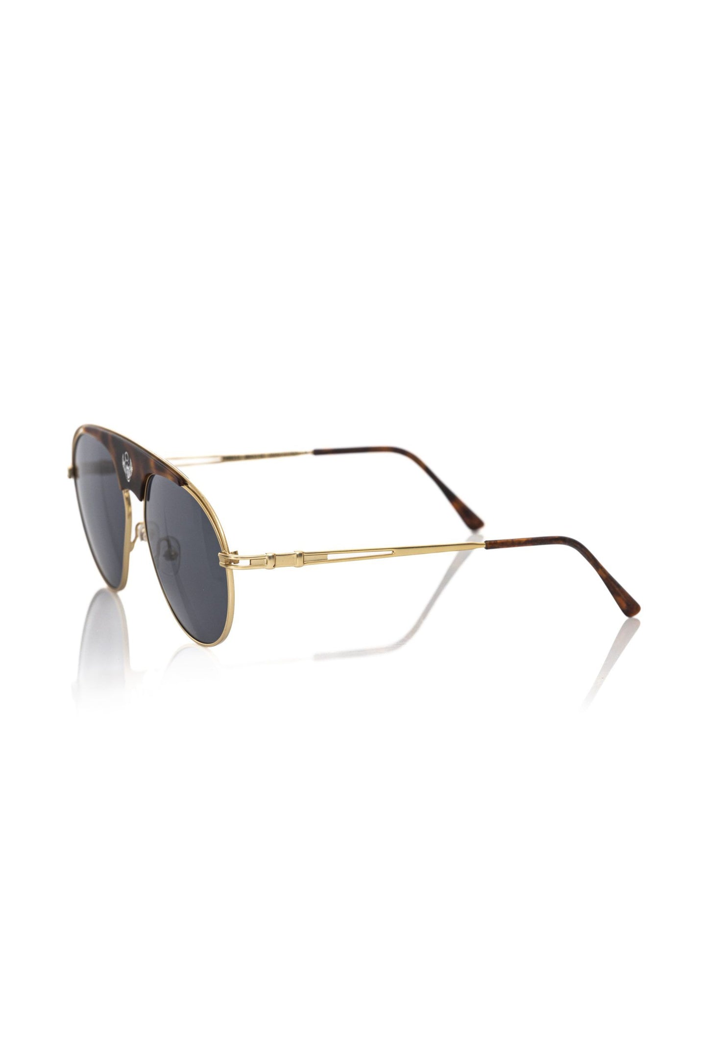 Frankie Morello Brown Metallic Sunglasses for Men $496.00 Frankie Morello Luzworld