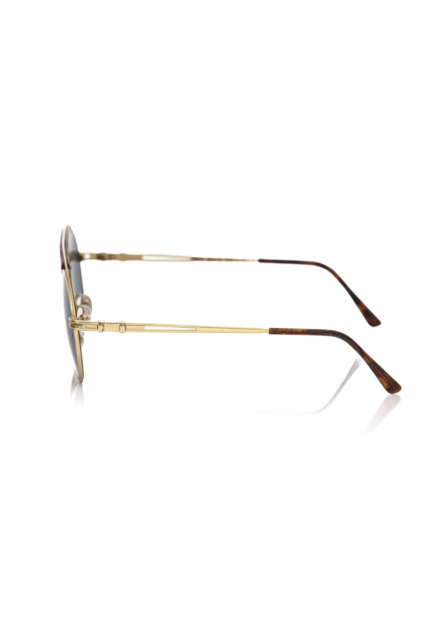 Frankie Morello Brown Metallic Sunglasses for Men $496.00 Frankie Morello Luzworld