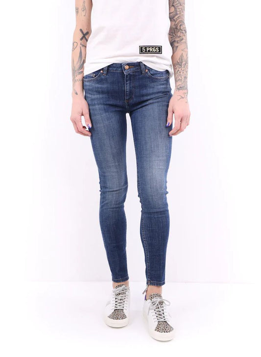 Don The Fuller Blue Cotton Women Jeans $606.00 Don The Fuller Luzworld