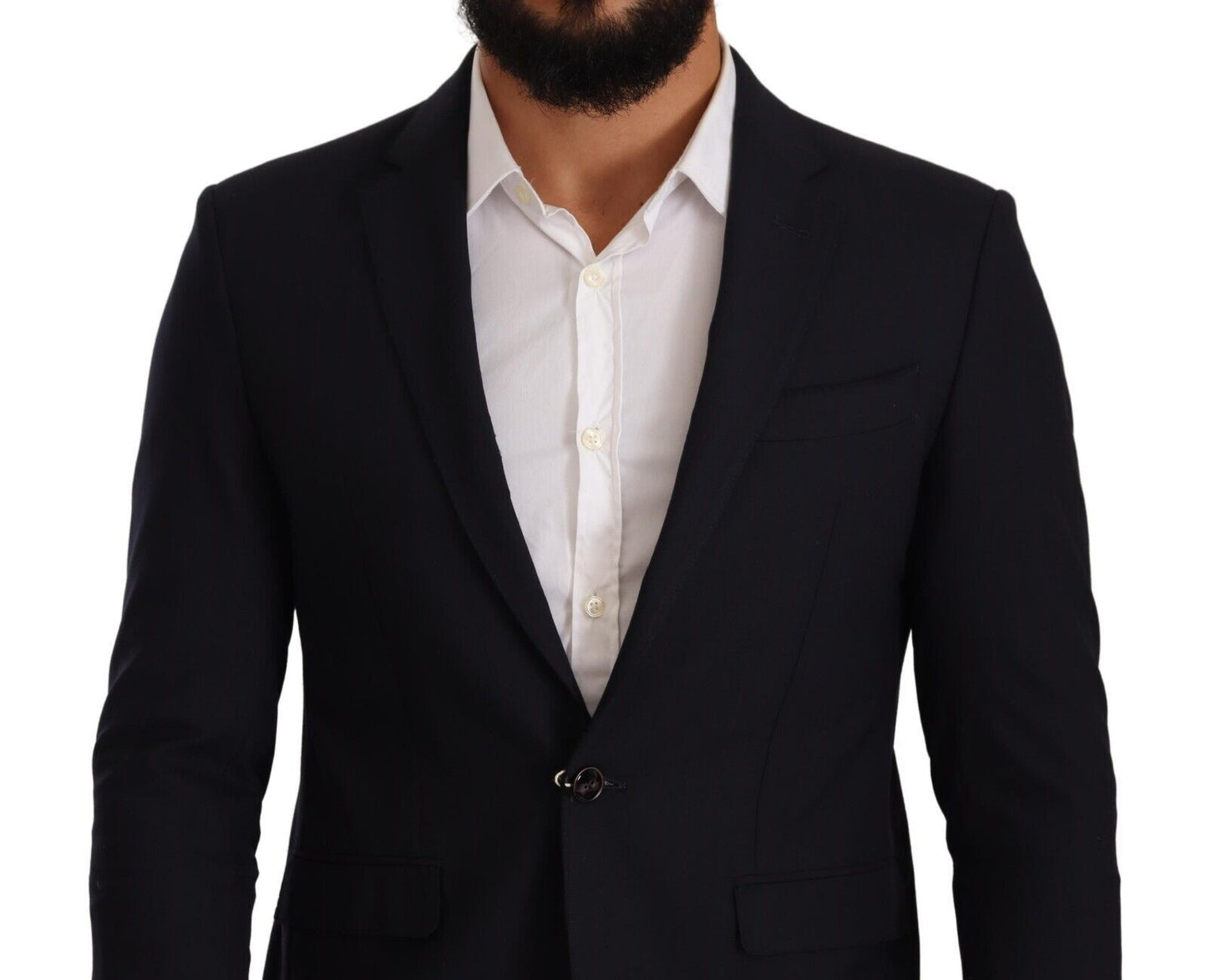 Domenico Tagliente Black Single Breasted One Button Suit Jacket $674.00 Domenico Tagliente Luzworld