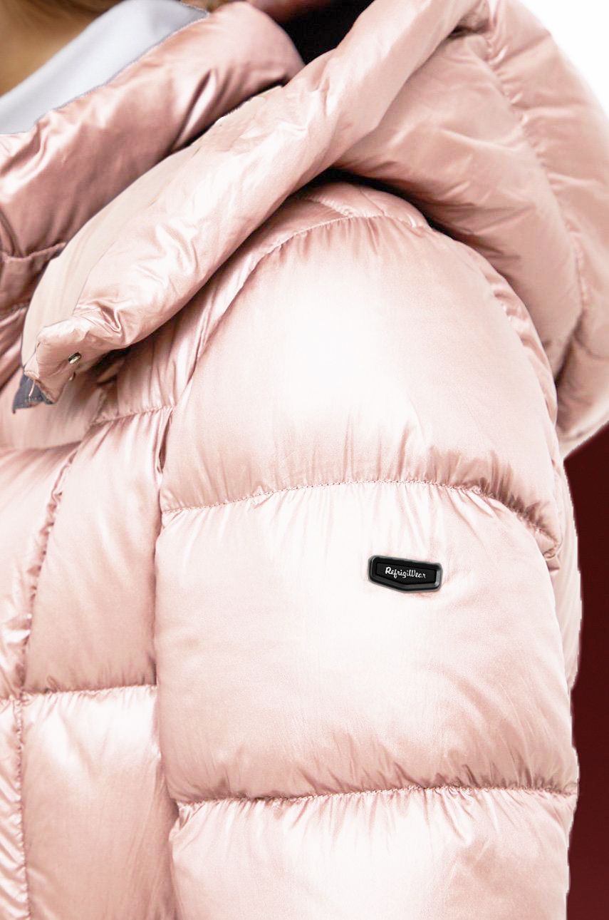 Refrigiwear Pink Nylon Women Jacket $689.00 Refrigiwear Luzworld
