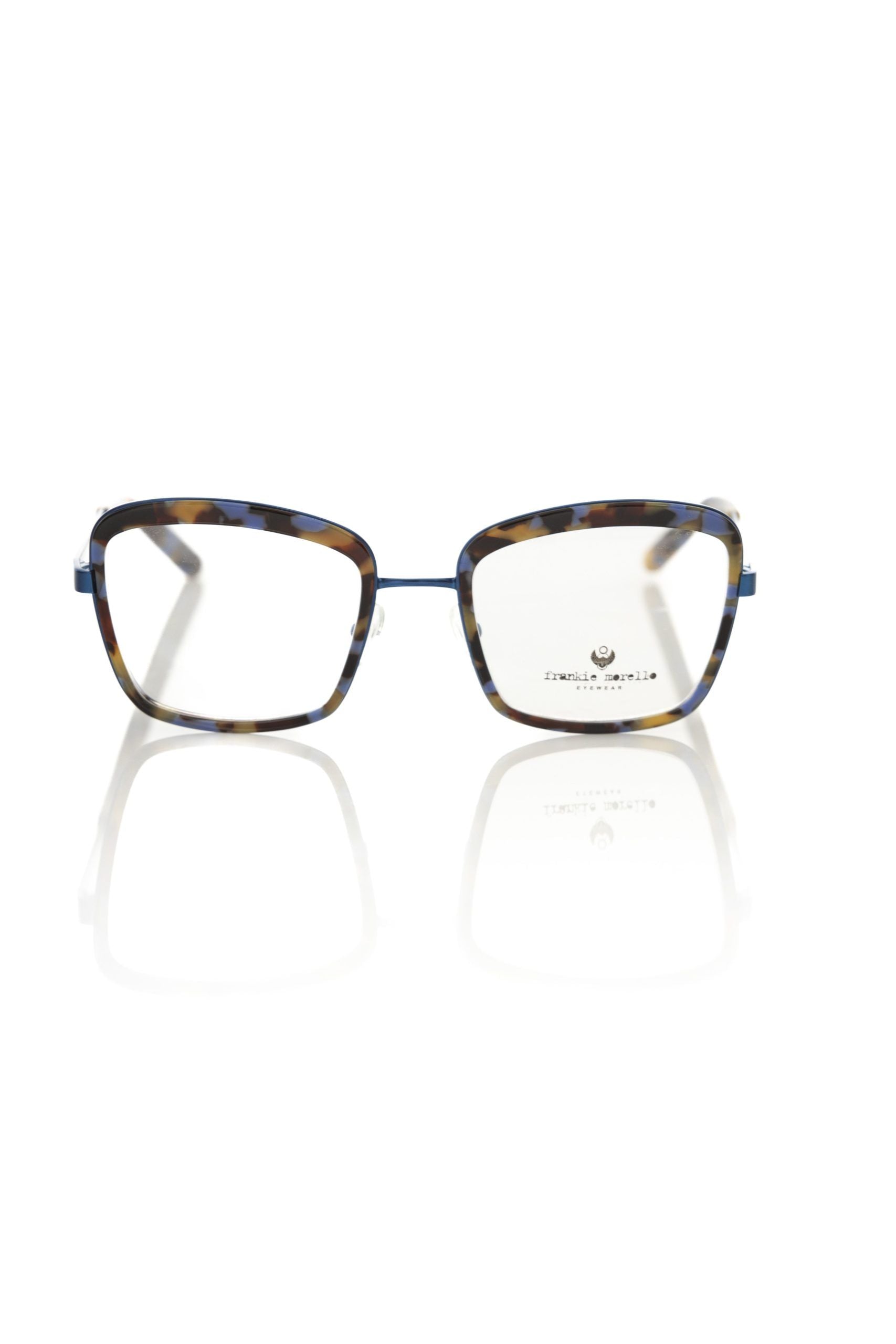 Frankie Morello Blue Metallic Women's Eyeglass Frame $230.00 Frankie Morello Luzworld