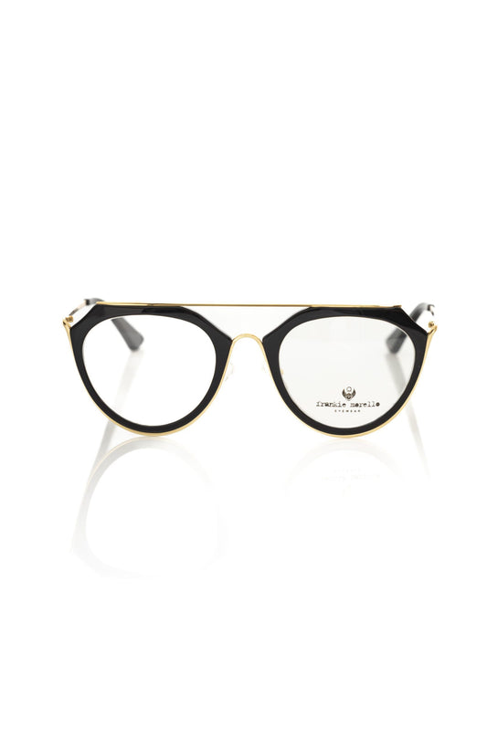 Frankie Morello Aviator-Style Chic Eyeglasses with Gold Accents $201.00 Frankie Morello Luzworld