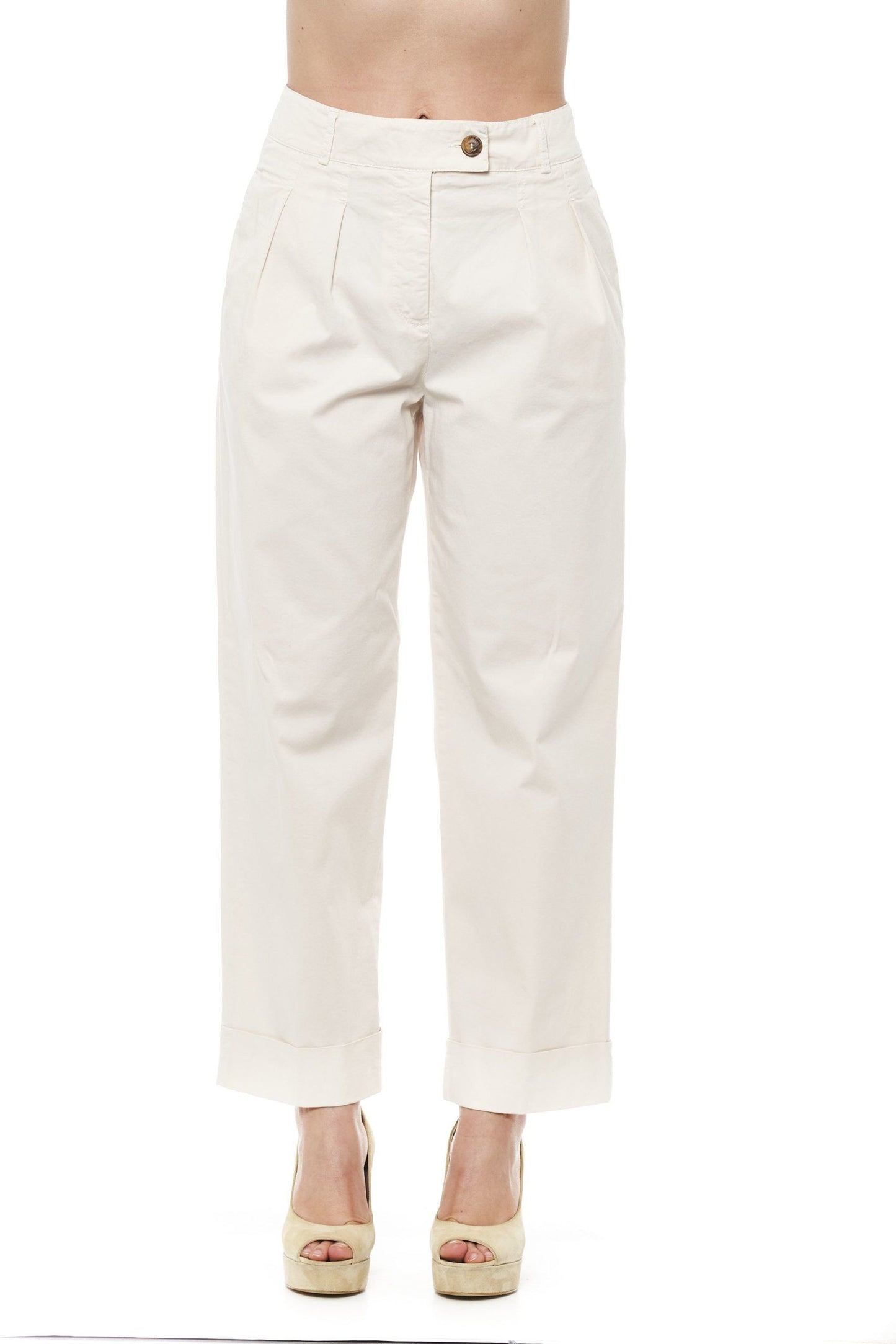 Peserico Beige Wide Palazzo Pants $541.00 Peserico Luzworld