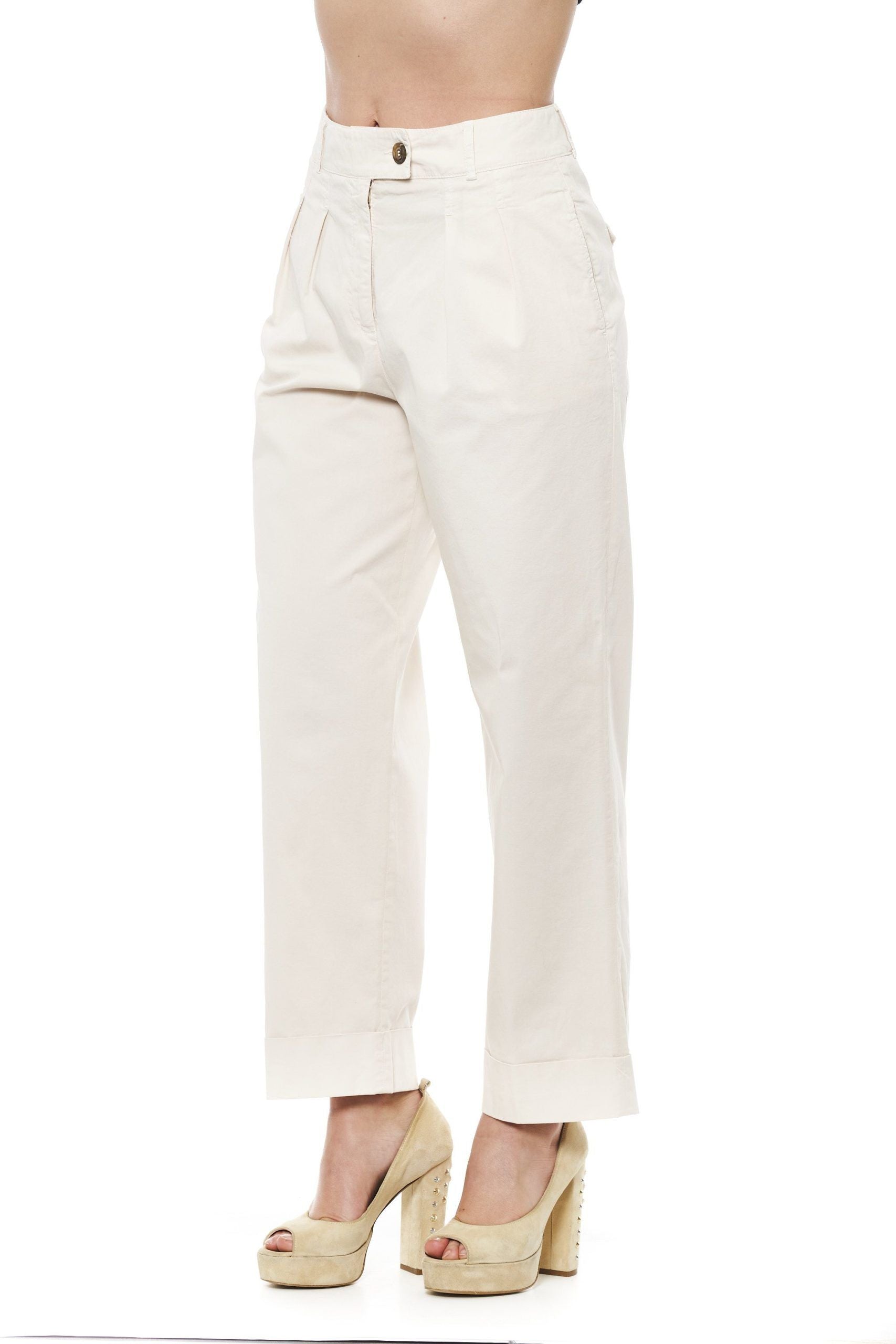 Peserico Beige Wide Palazzo Pants $541.00 Peserico Luzworld