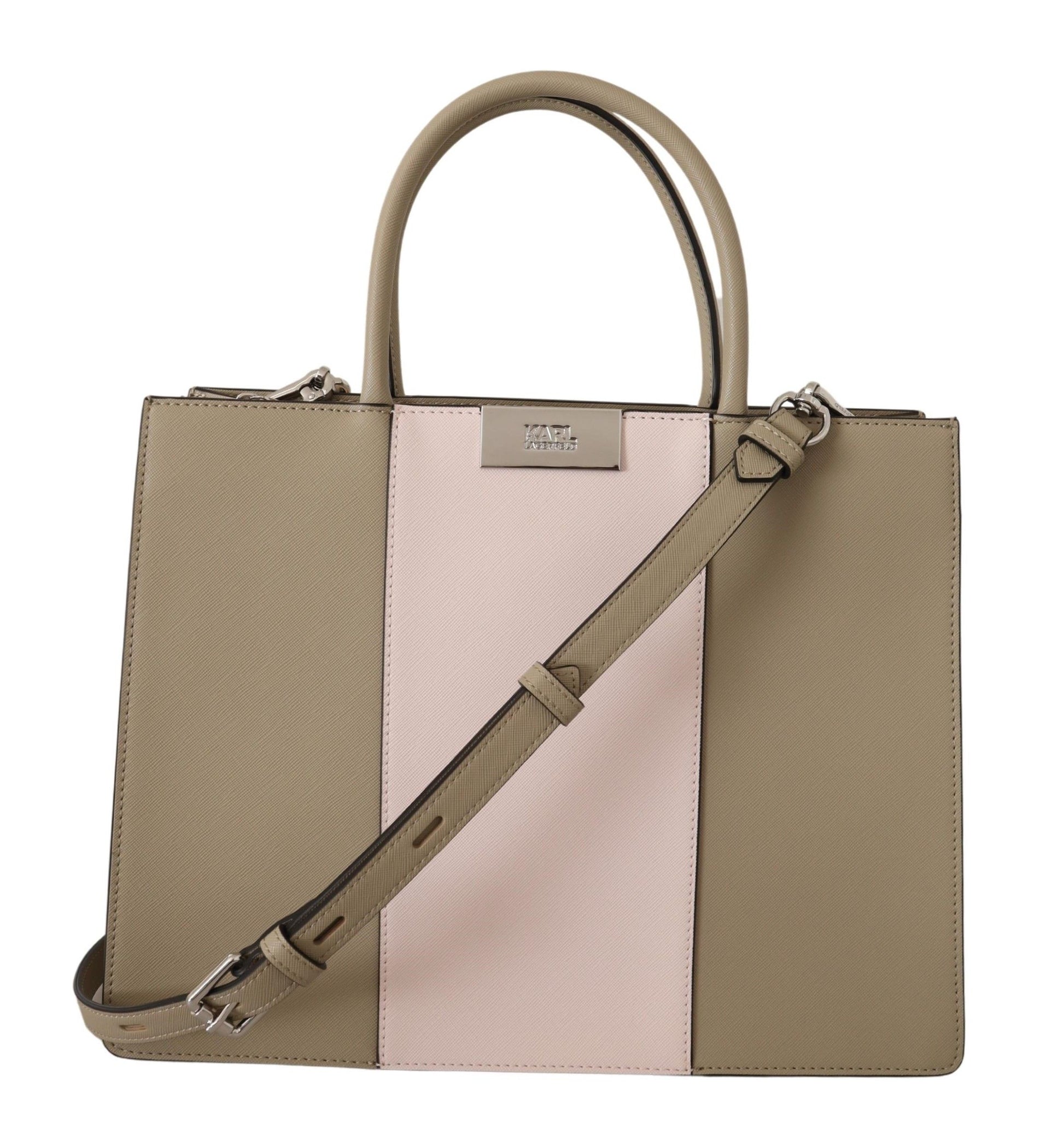 Karl Lagerfeld Elegant Sage Green Tote Shoulder Bag $696.00 Karl Lagerfeld Luzworld