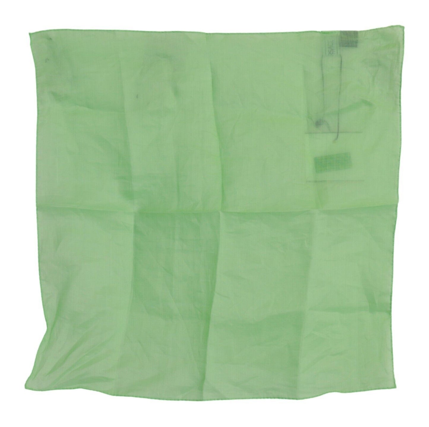 Versace Apple Green Linen Square Foulard Head Wrap Scarf $547.00 Versace Luzworld