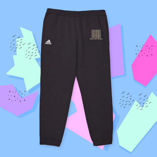 Burn more calories Fleece Joggers Adidas- Black - Luzworld