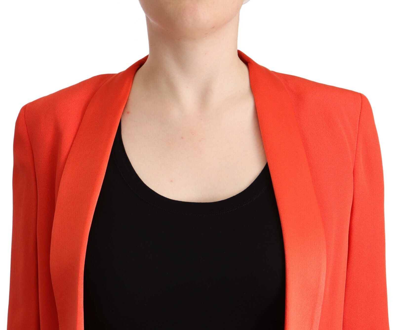 CO|TE Orange Long Sleeves Acetate Blazer Pocket Overcoat Jacket $1310.00 CO|TE Luzworld