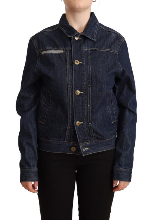 Master Coat Dark Blue Button Down Long Sleeves Denim Jacket $737.00 Master Coat Luzworld