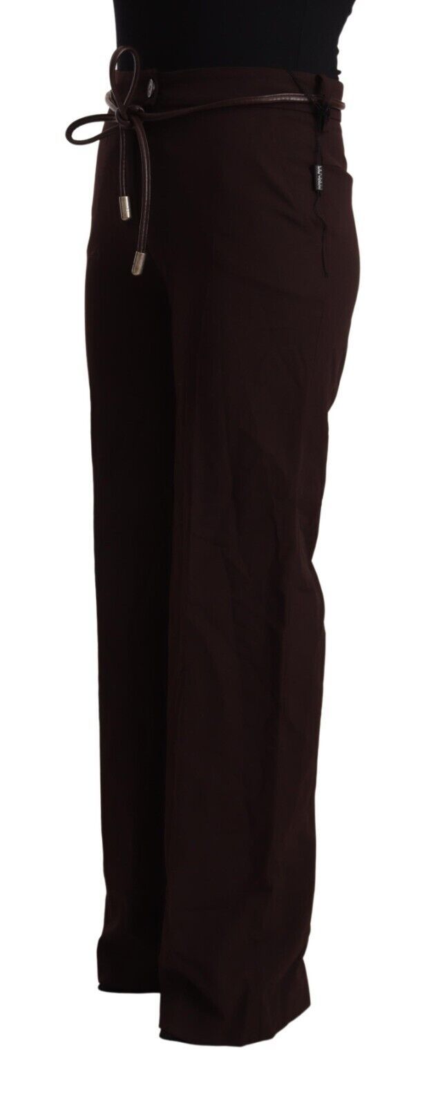 Patrizia Pepe Black High Waist Straight Formal Pants $869.00 Patrizia Pepe Luzworld