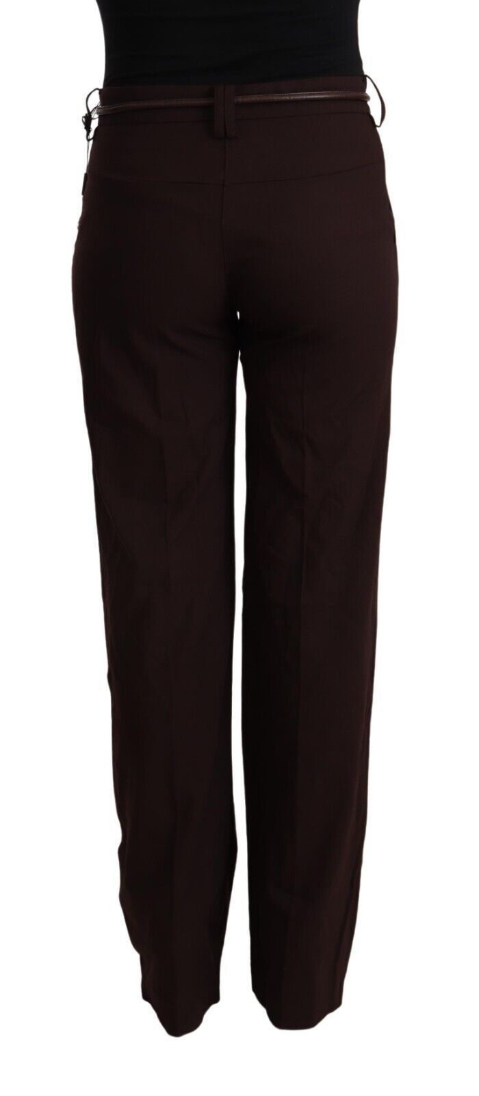 Patrizia Pepe Black High Waist Straight Formal Pants $869.00 Patrizia Pepe Luzworld