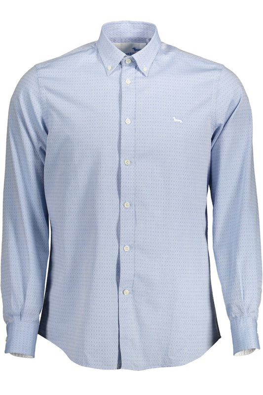 Harmont & Blaine Light Blue Cotton Regular Fit Shirt $228.00 Harmont & Blaine Luzworld