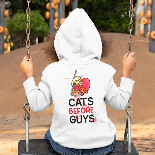 cats before guys- hoodie- white- luzworld, LUZKid trendy clothing for little ones, cute apparel for toddlers, playful designs for kids, rival to Carter’s, competing with OshKosh B’gosh, on par with The Children’s Place Adidas, LUZComfy, LUZCozy, LUZDigital, LUZEerie, LUZFun, LUZJunior, LUZKid, LUZlayers, LUZSip, LUZSnug, LUZTees, LUZTiny, LUZTote, LUZVees, LUZVibes, LUZWarm, LUZWarmer
#LUZWorld #StreetStyle #ComfortWear #LUZLayers #FashionGoals #KidsFashion #TrendyForTiny #LUZKidStyle