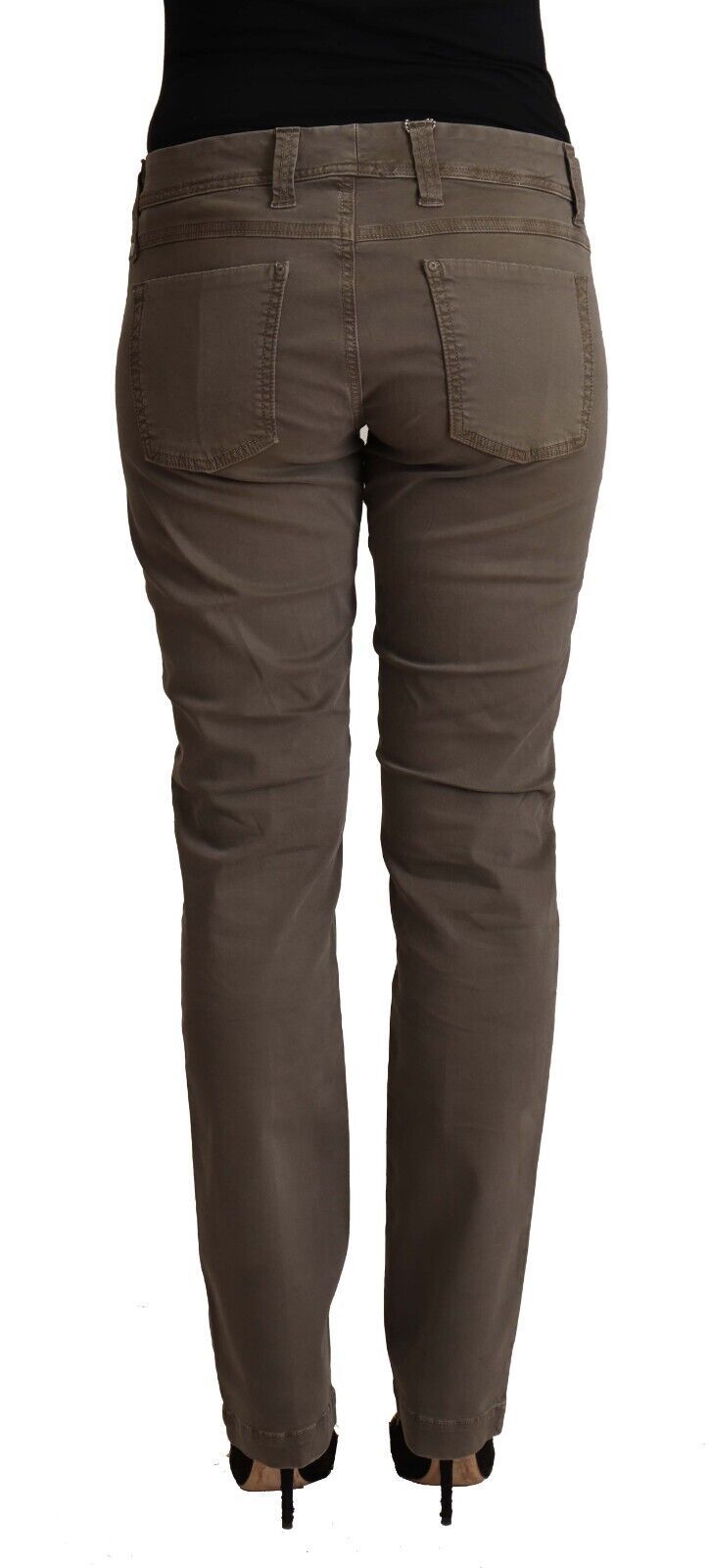 CYCLE Brown Cotton Low Waist Skinny Casual Jeans $737.00 CYCLE Luzworld