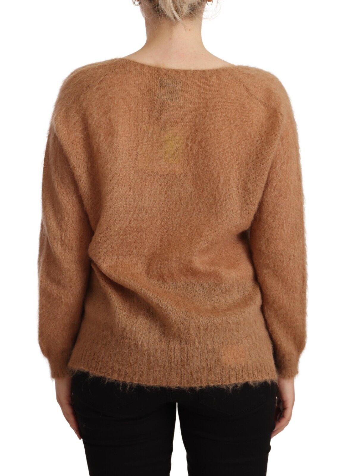 PINK MEMORIES Brown Cardigan V-Neck Long Sleeve Sweater $547.00 PINK MEMORIES Luzworld