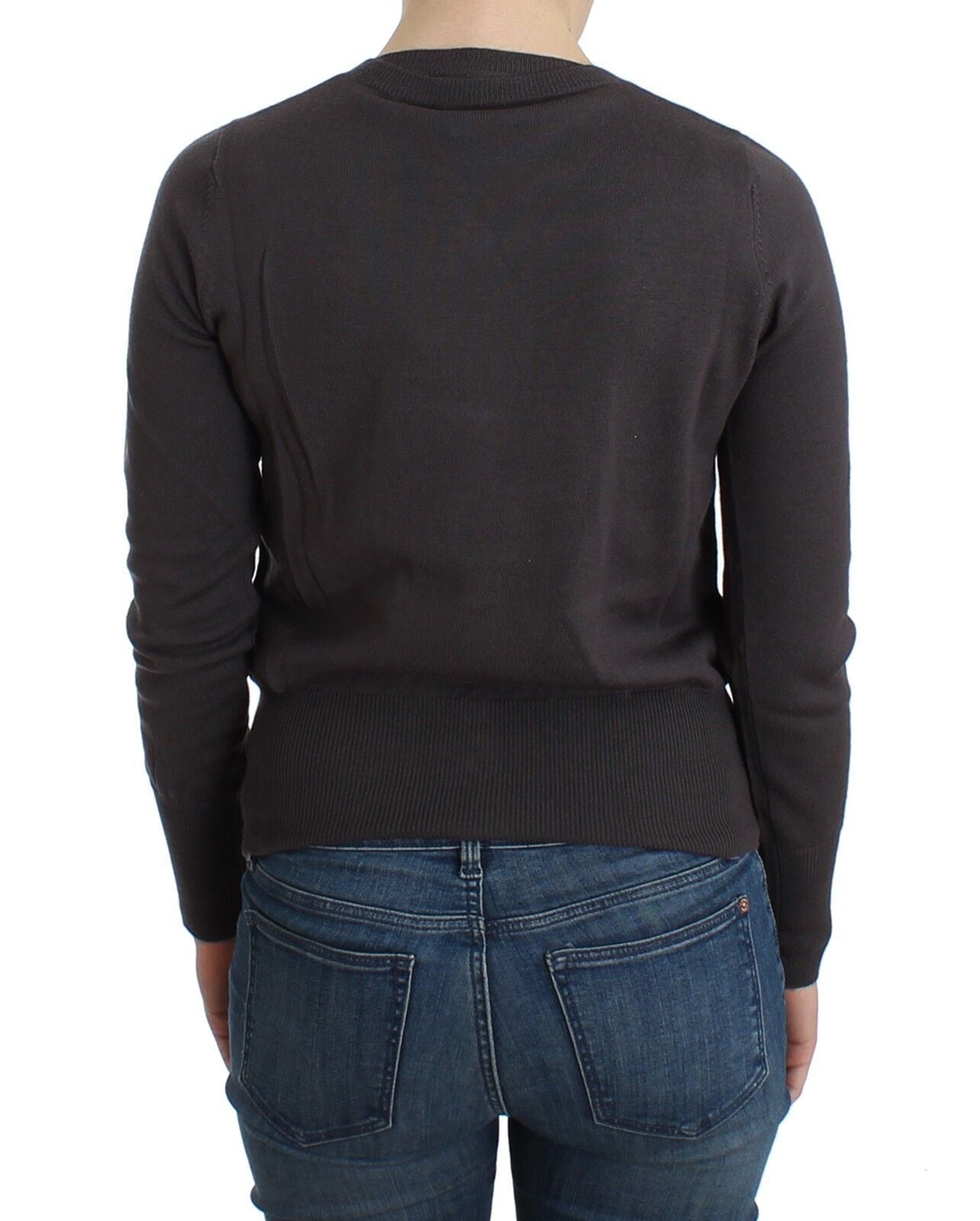 John Galliano Purple Wool Sequined Cardigan Knit Sweater $611.00 John Galliano Luzworld