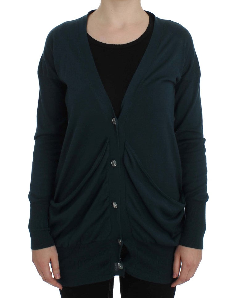 PINK MEMORIES Green Button Down Cardigan Sweater $601.00 PINK MEMORIES Luzworld