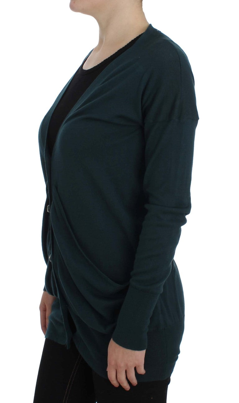 PINK MEMORIES Green Button Down Cardigan Sweater $601.00 PINK MEMORIES Luzworld
