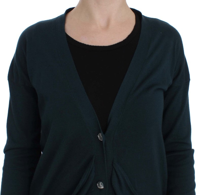 PINK MEMORIES Green Button Down Cardigan Sweater $601.00 PINK MEMORIES Luzworld